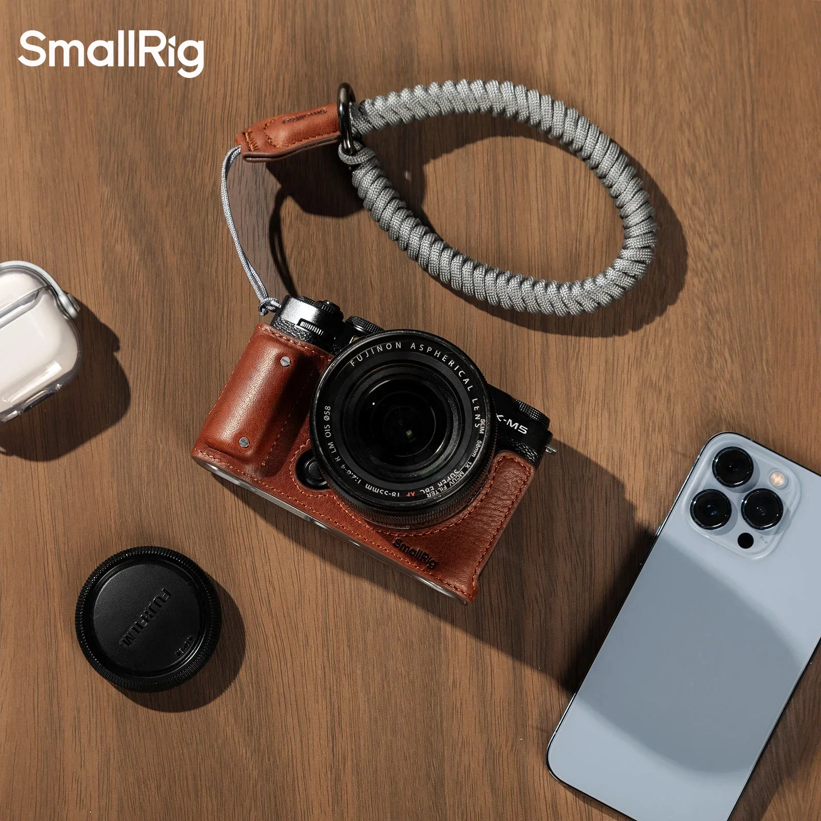 Leather Classic Strap - Smallrig câmera de couro metade caso